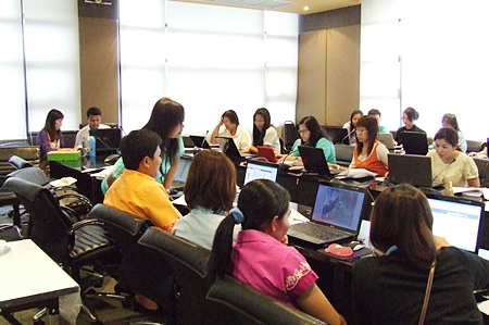 Local teachers learn how best to use eBooks in their classrooms.